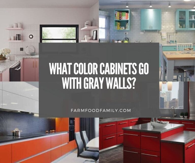 What Color Kitchen Cabinets Go Well With Gray Walls? (16 Ideas)
