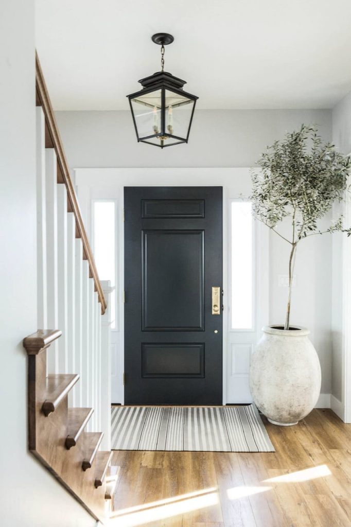 are black interior doors outdated