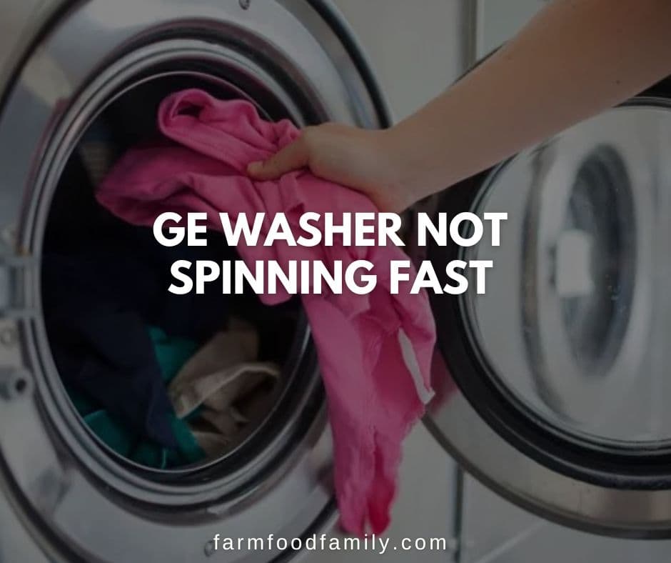 ge washer not spinning fast