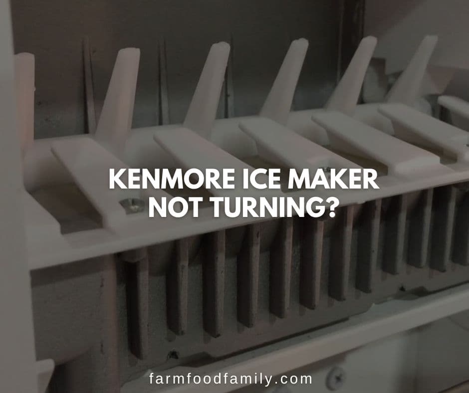 kenmore ice maker not turning