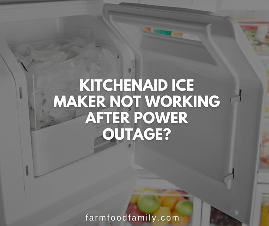kitchenaid ice maker not working after power outage