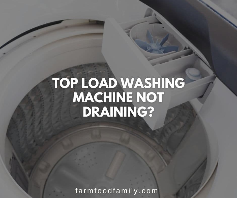 top load washing machine not draining