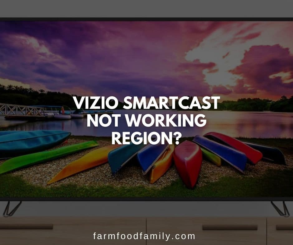 vizio smartcast not working region