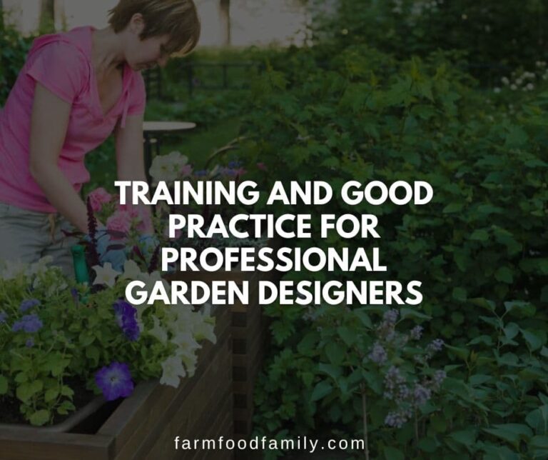 Training and Good Practice for Professional Garden Designers