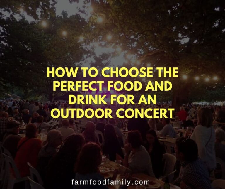 How to Choose the Perfect Food and Drink for an Outdoor Concert