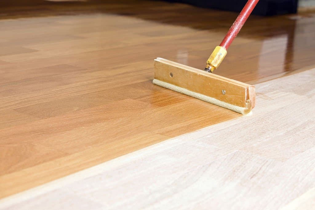 paint hard wood floors