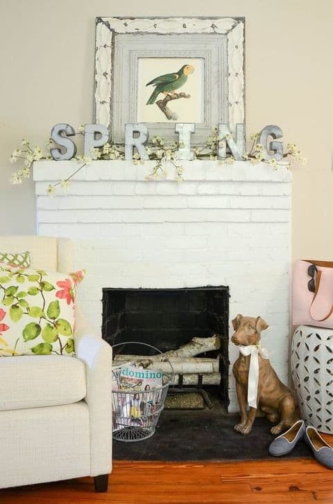 fireplace mantel for eastere
