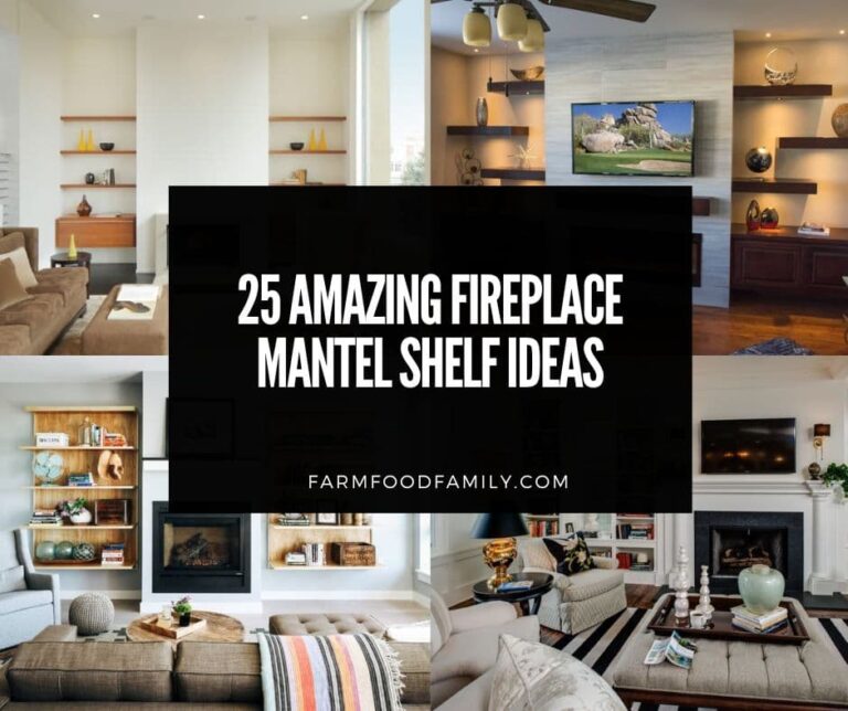 25 Amazing Fireplace Mantel Shelf Decorating Ideas