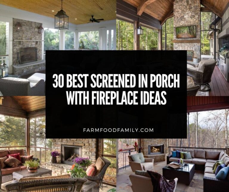 30 Screened in Porch with Fireplace Ideas – The Perfect Spot to Relax