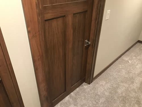 short basement door