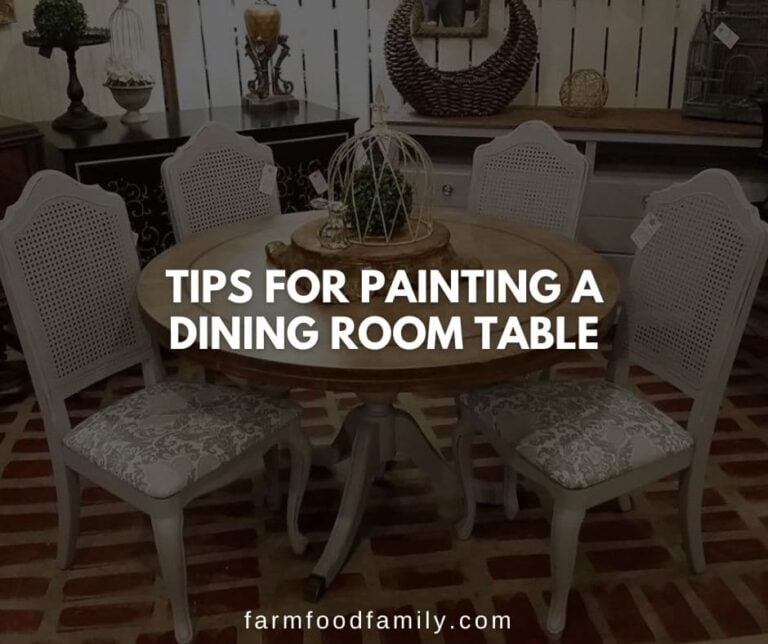 Tips for Painting a Dining Room Table