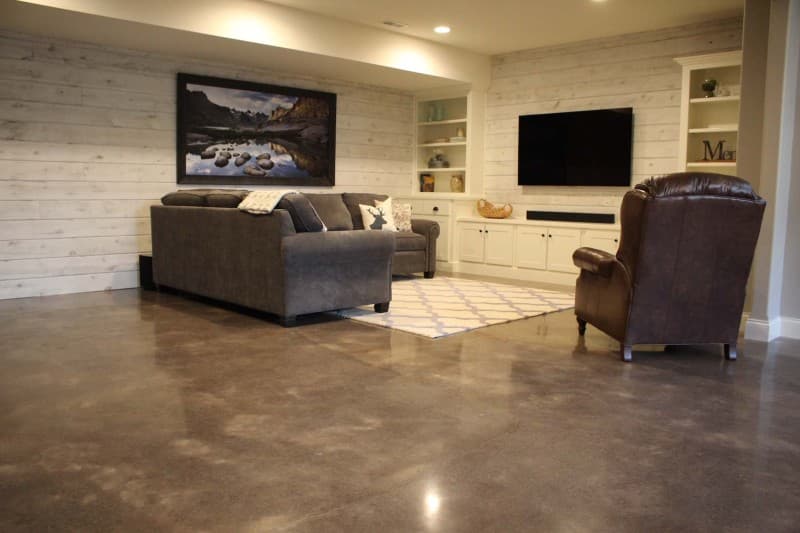 basement concrete flooring