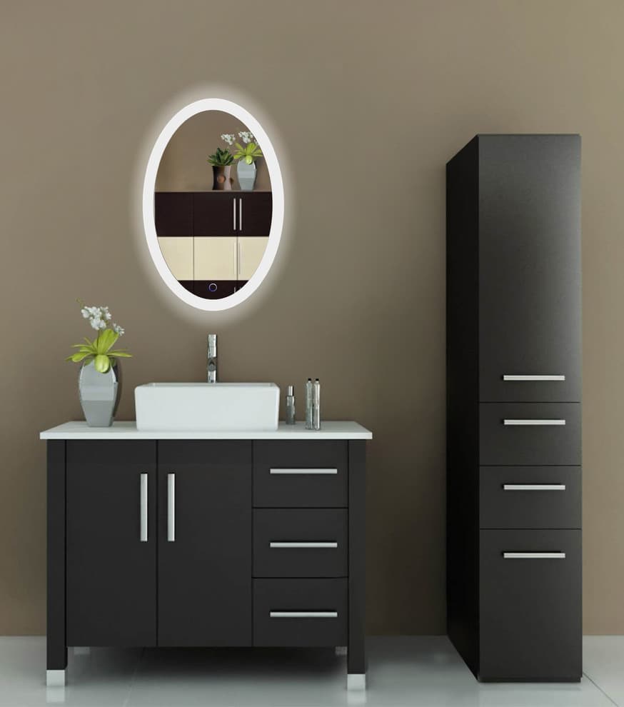 bathroom mirror single sinks 1