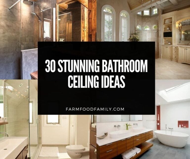 30+ Best Bathroom Ceiling Ideas That Will Make You Look Up (With Pictures)
