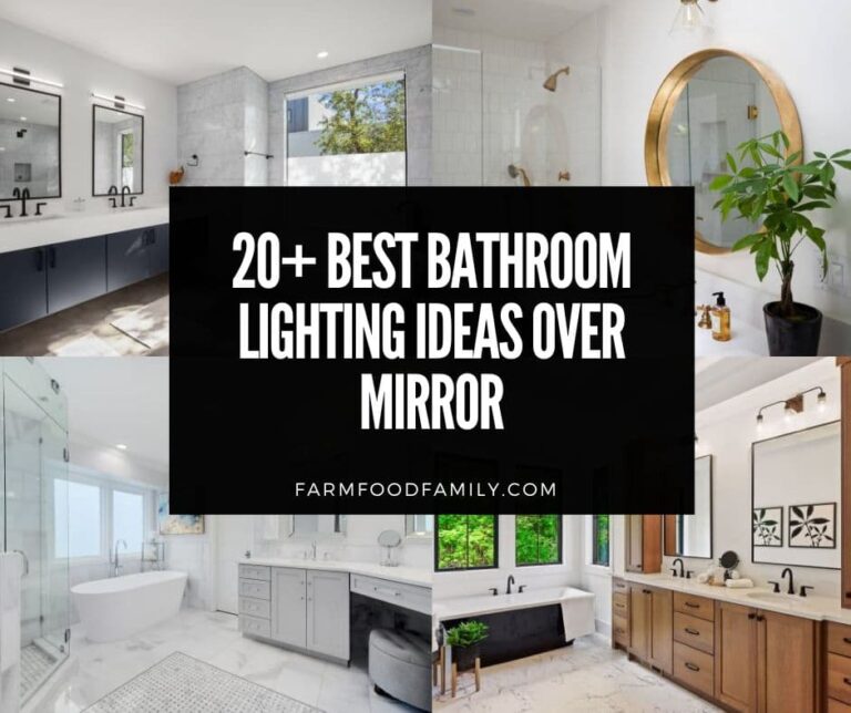 20+ Best Bathroom Lighting Ideas Over Mirror (With Pictures)