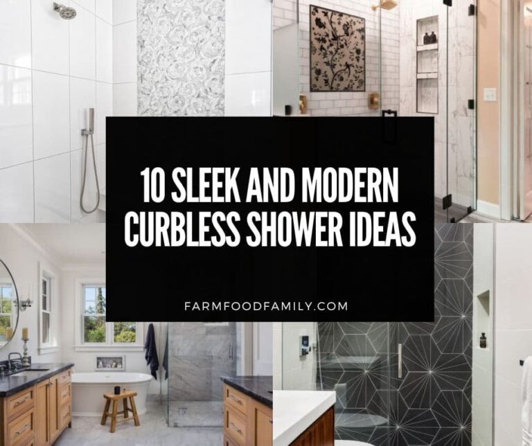 10 Sleek and Modern Curbless Shower Ideas and Designs (Pictures)