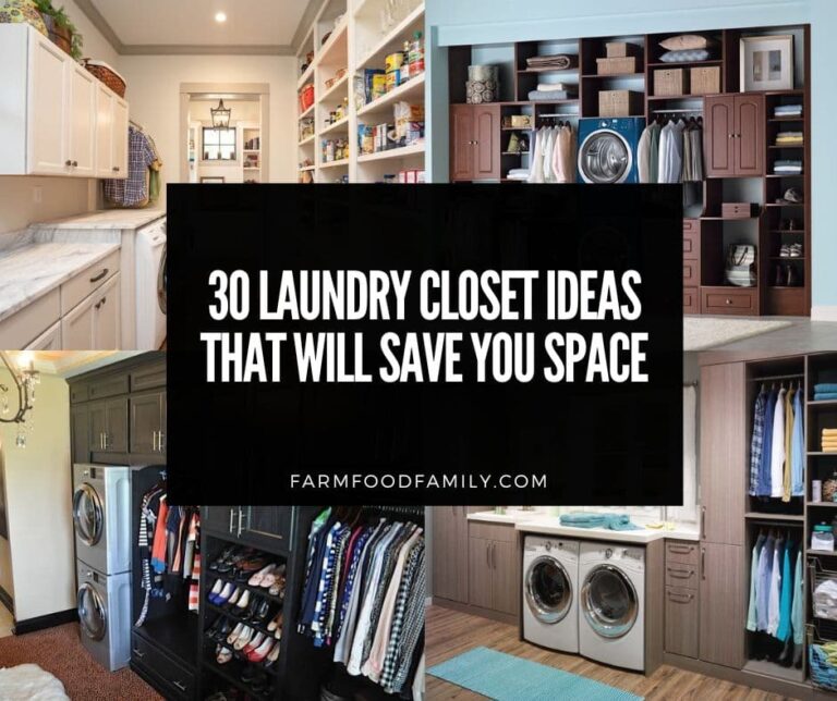 30 Laundry Closet Ideas and Designs That Will Save You Space (With Photos)