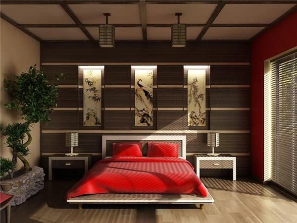 red bedroom feng shui