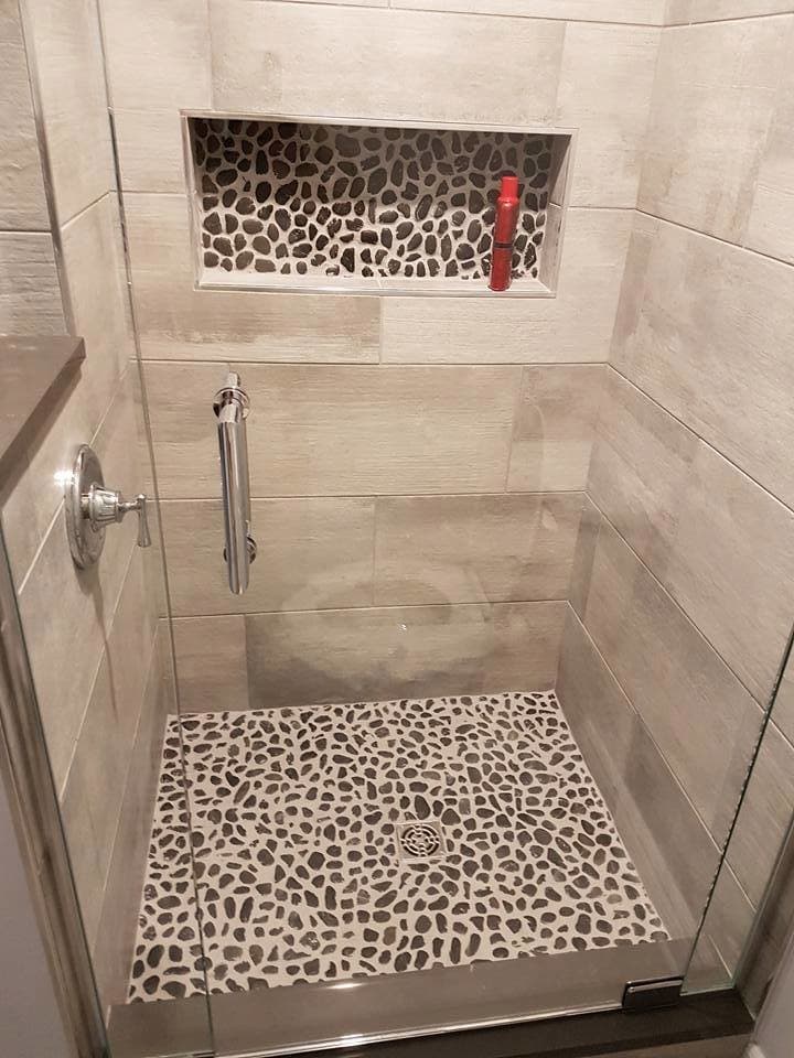 shower floor and niche