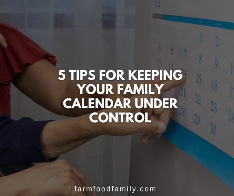 5 Tips for Keeping Your Family Calendar Under Control … and Easily Visible
