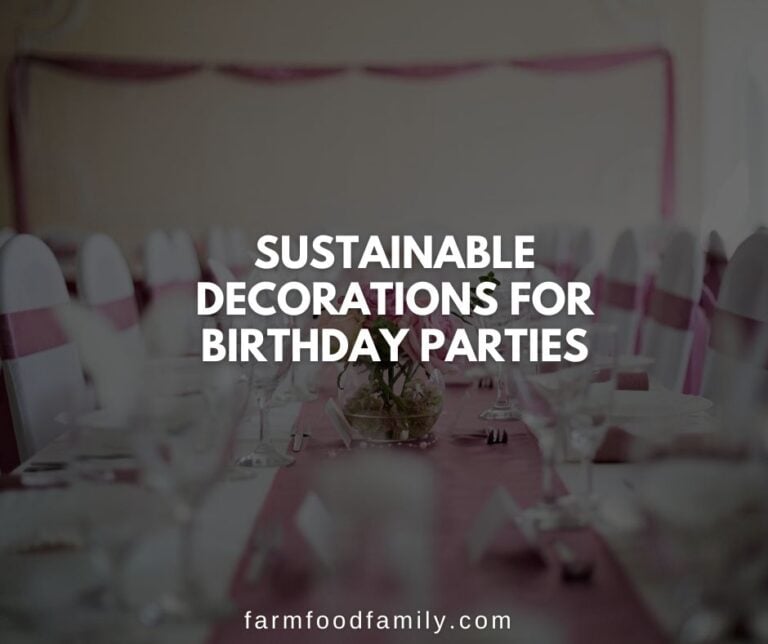 Sustainable Decorations for Birthday Parties