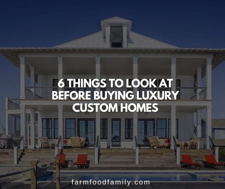 6 Things to Look at Before Buying Luxury Custom Homes