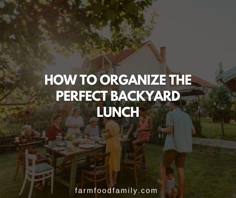 How to Organize the Perfect Backyard Lunch