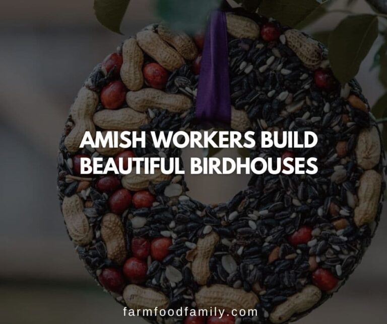 Amish Workers Build Beautiful Birdhouses