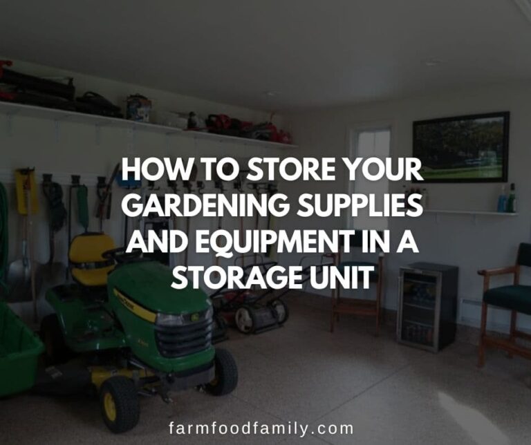 How to Store Your Gardening Supplies and Equipment in a Storage Unit