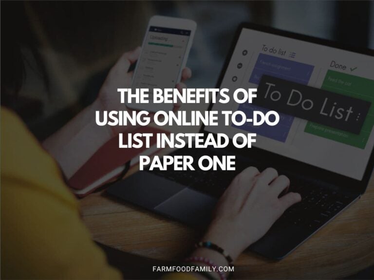 The Benefits Of Using Online To-Do List Instead Of Paper One