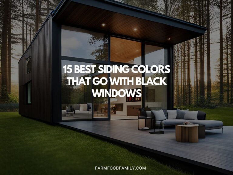 15 Best Siding Colors That Go with Black Windows