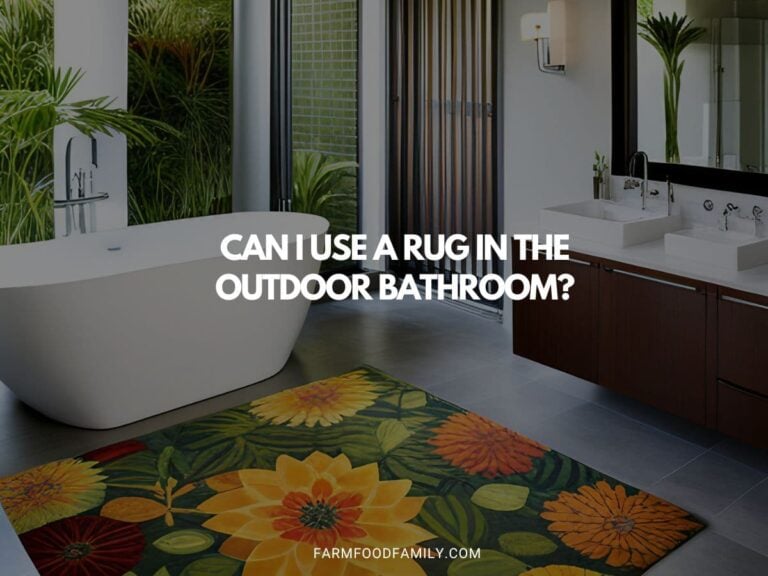 Can I use a Rug in the Outdoor Bathroom? | Expert Tips & Advice