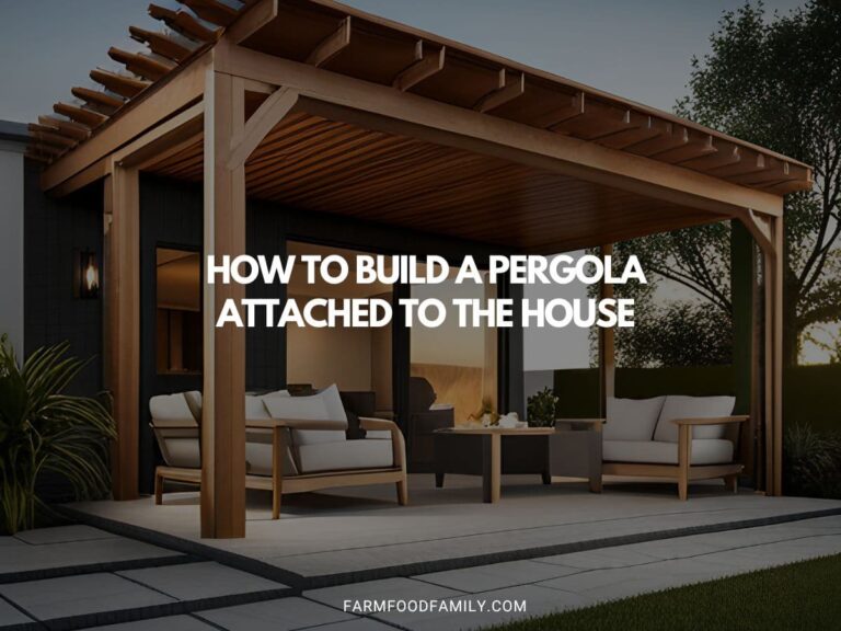 How to Build a Pergola Attached to the House | DIY Guide