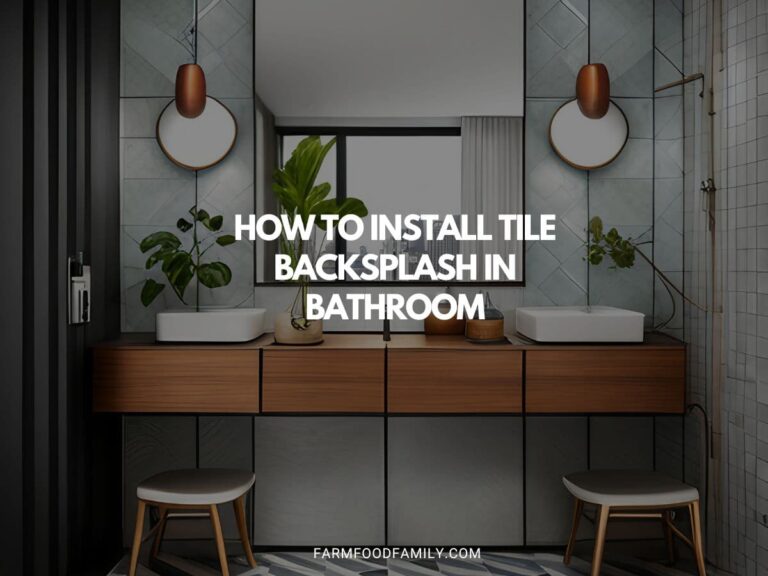 How to Install Tile Backsplash in Bathroom | Step-by-Step Guide