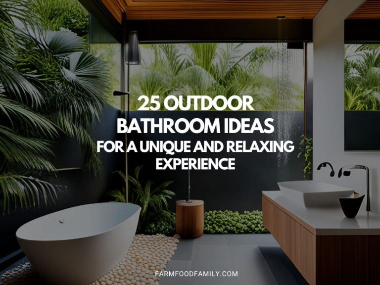 25 Outdoor Bathroom Ideas for a Unique and Relaxing Experience
