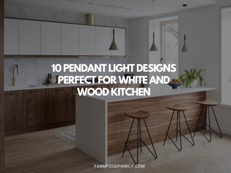 10 Pendant Light Designs Perfect for White and Wood Kitchen