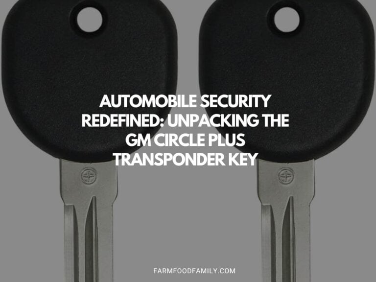Automobile Security Redefined: Unpacking the GM Circle Plus Transponder Key