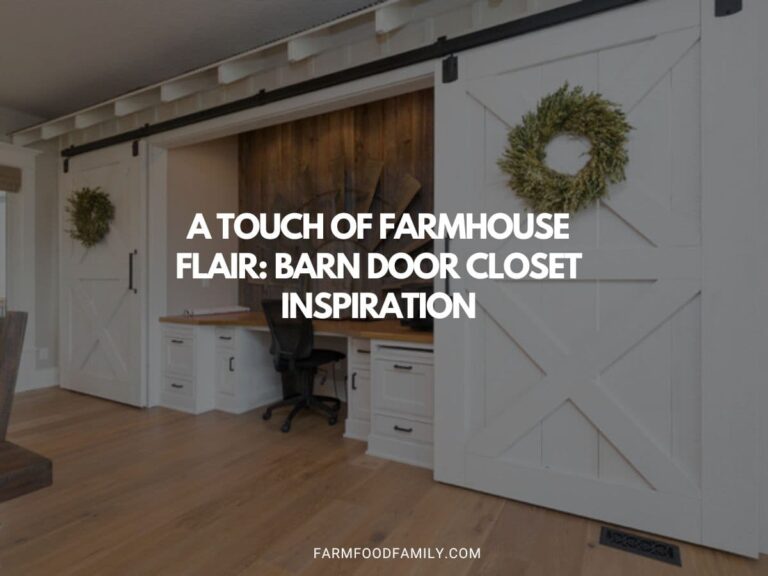A Touch of Farmhouse Flair: Barn Door Closet Inspiration
