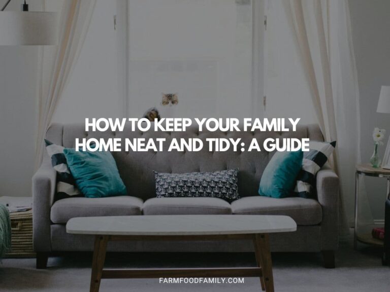 How to Keep Your Family Home Neat and Tidy: A Guide