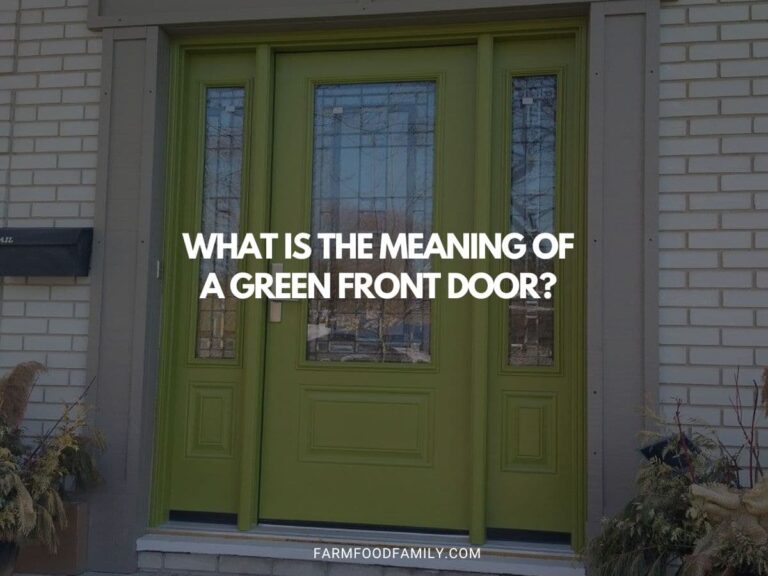What Does a Green Front Door Mean?