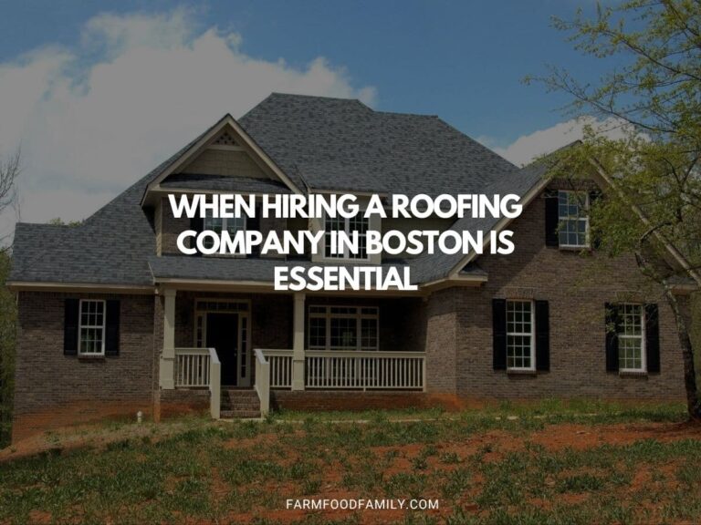 When Hiring A Roofing Company In Boston Is Essential