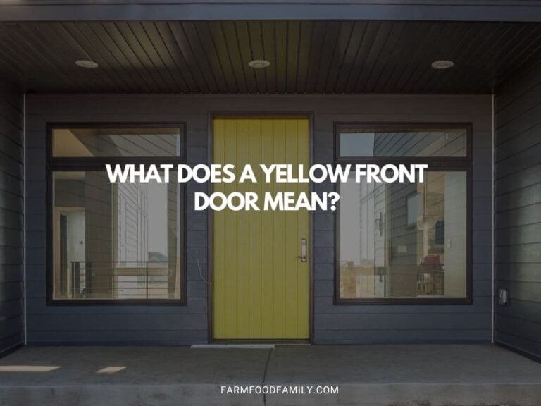 What Does a Yellow Front Door Mean?