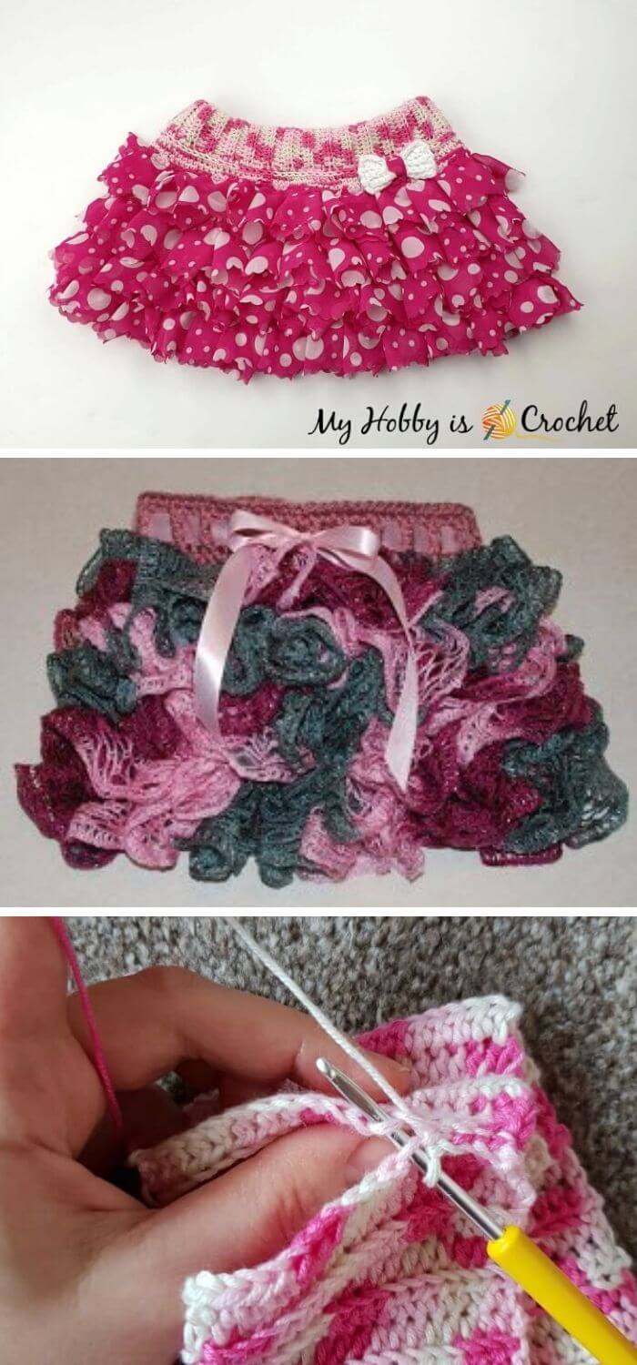 20+ Creative Crochet Girl’s Skirt Free Patterns (With Instructions)