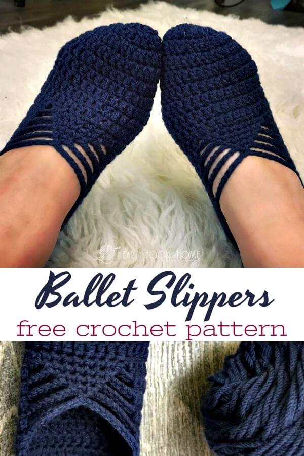 Easy DIY Crochet Women Slippers Free Patterns
