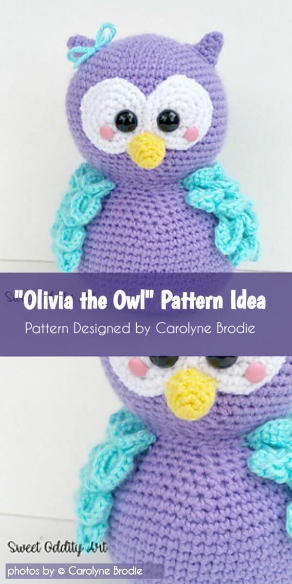 20 Amigurumi Crochet Owl Free Patterns