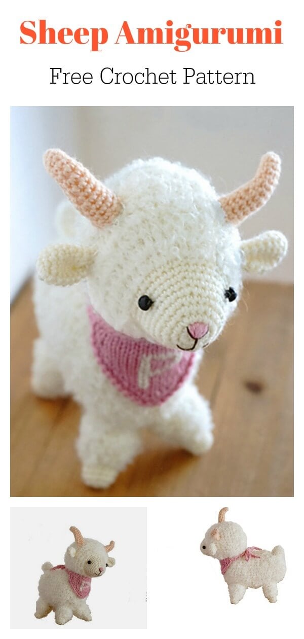 20 Amigurumi Crochet Sheep Toy Softies Free Pattern