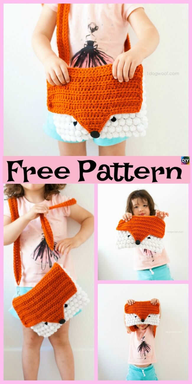 20 Crochet Bags Patterns For Kids