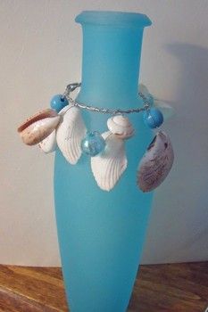 Seashell Beaded Bottle Neck Decor: Turn An Ordinary Glass Bottle or Vase Into A Work Of Art