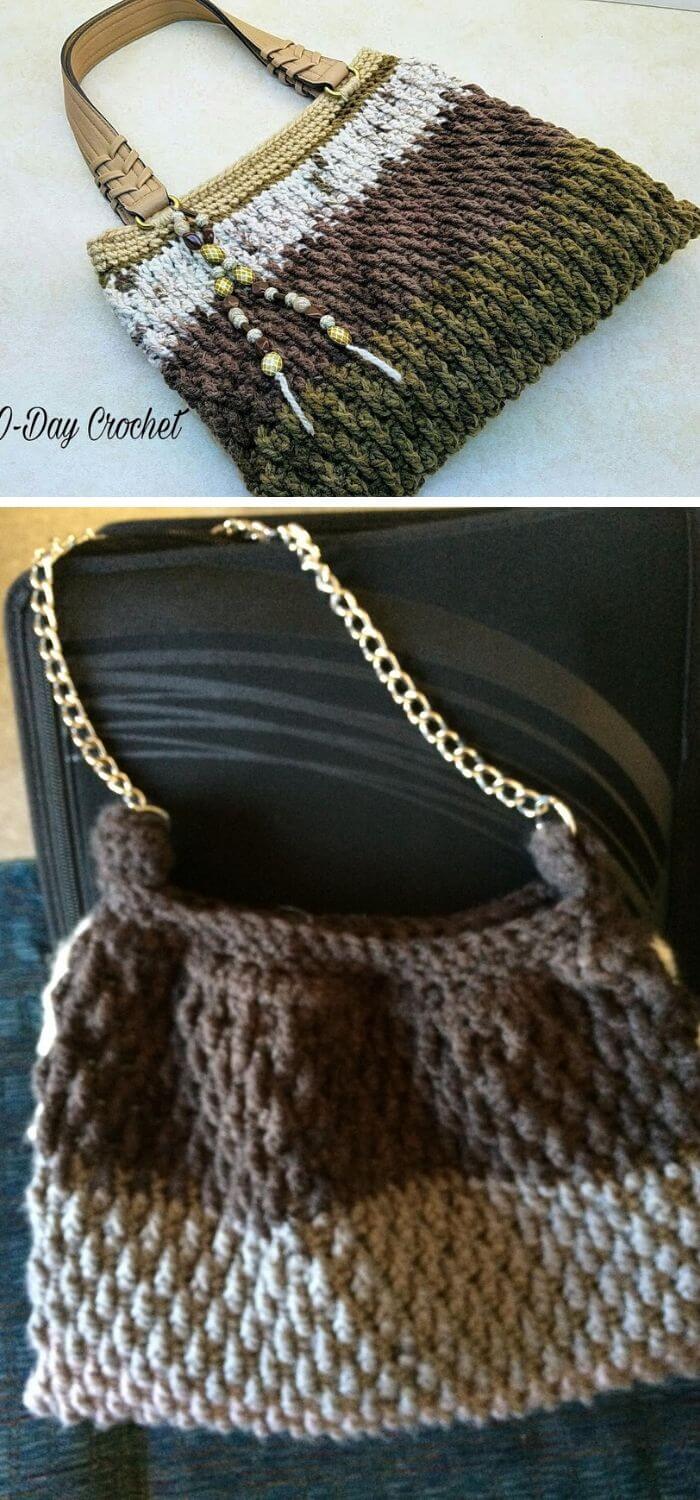 The barista handbag crochet