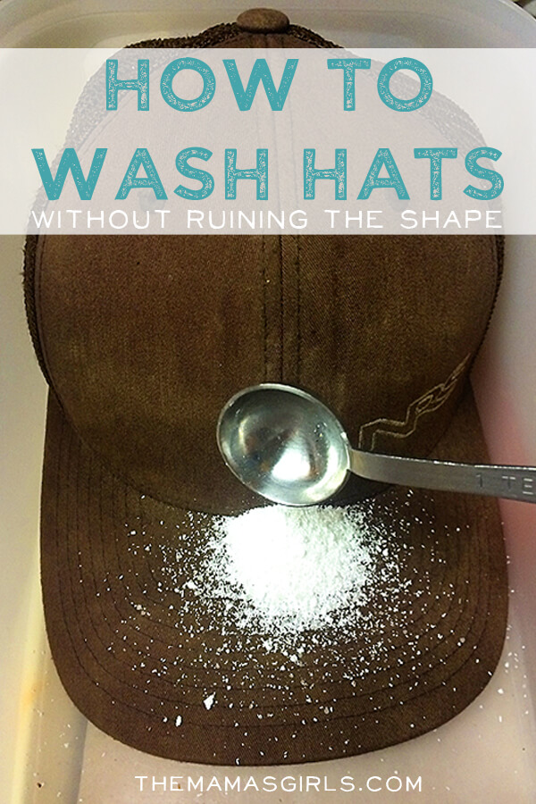 Use the best technique to wash your dirt baseball cap